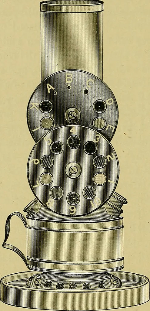 An illustration from Diseases of the eye / by Edward Nettleship ; with a supplement on examinations for color-blindness and acuity of vision and hearing, by William Thomson ; with 5 colored plates and 192 engravings., 1900, leaf 516