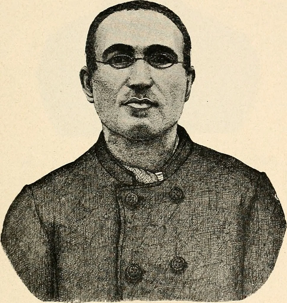 An illustration from Les criminels : ude concernant 859 condamn / par le Dr. Charles Perrier., 1900, leaf 419
