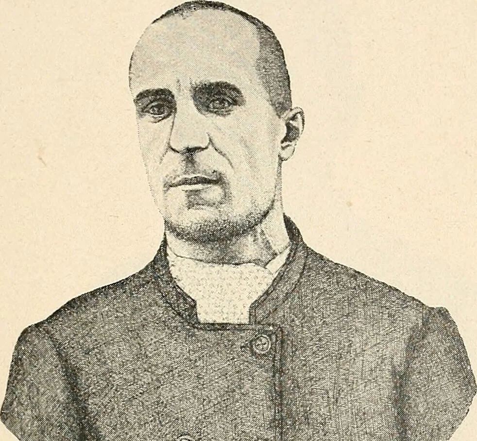 An illustration from Les criminels : ude concernant 859 condamn / par le Dr. Charles Perrier., 1900, leaf 429