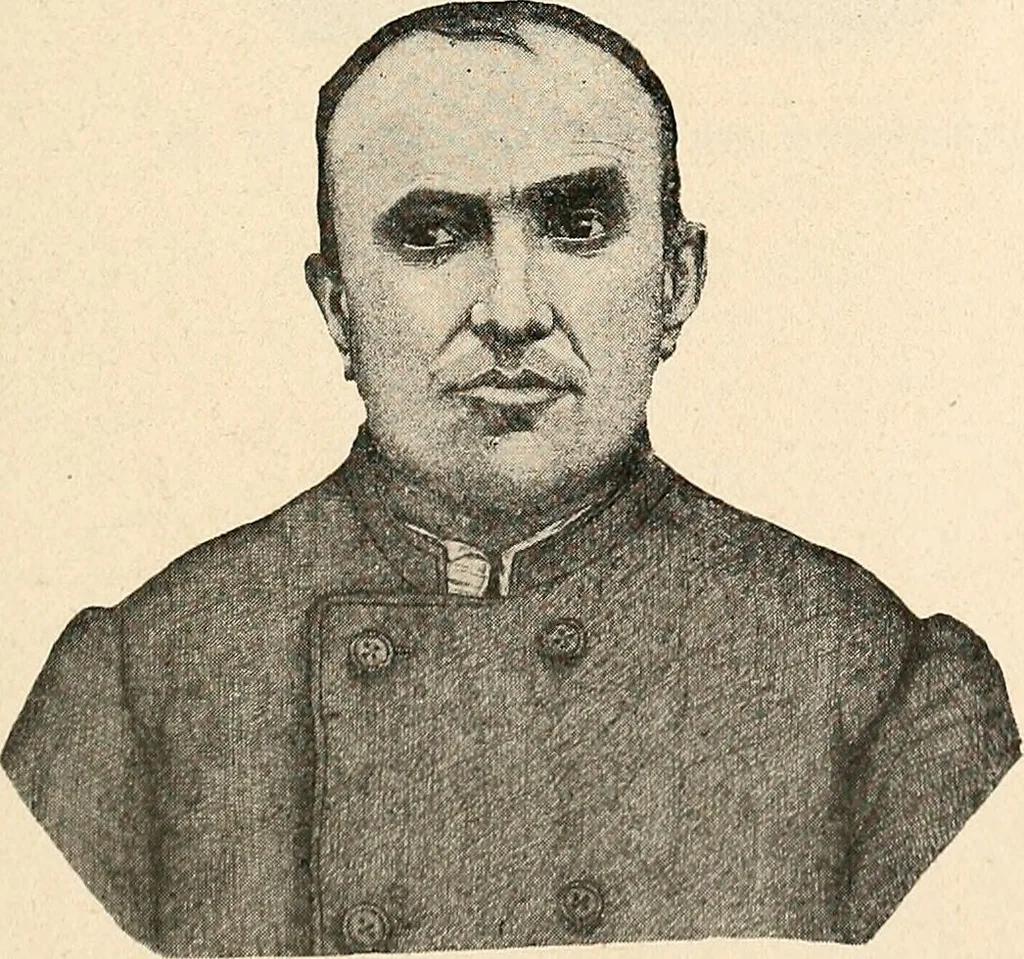 An illustration from Les criminels : ude concernant 859 condamn / par le Dr. Charles Perrier., 1900, leaf 451