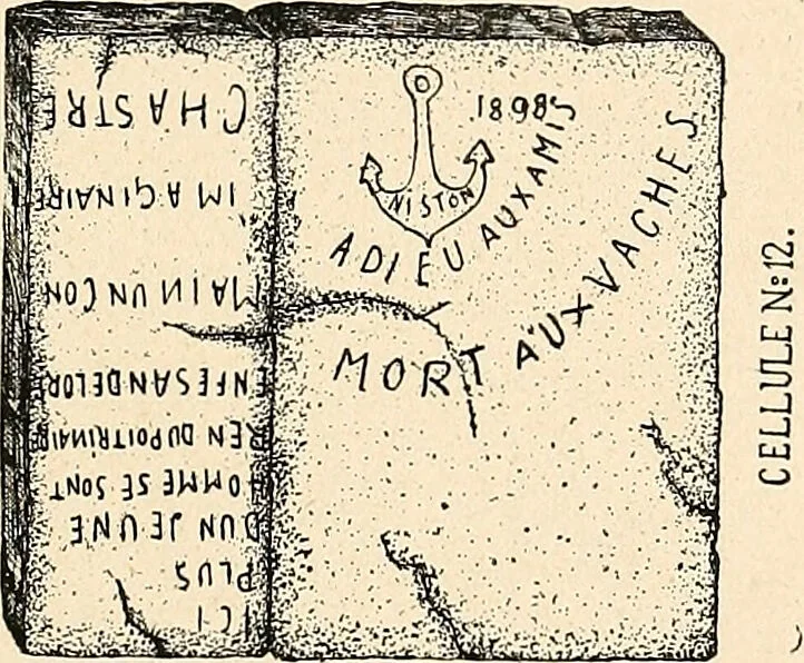 An illustration from Les criminels : ude concernant 859 condamn / par le Dr. Charles Perrier., 1900, leaf 461