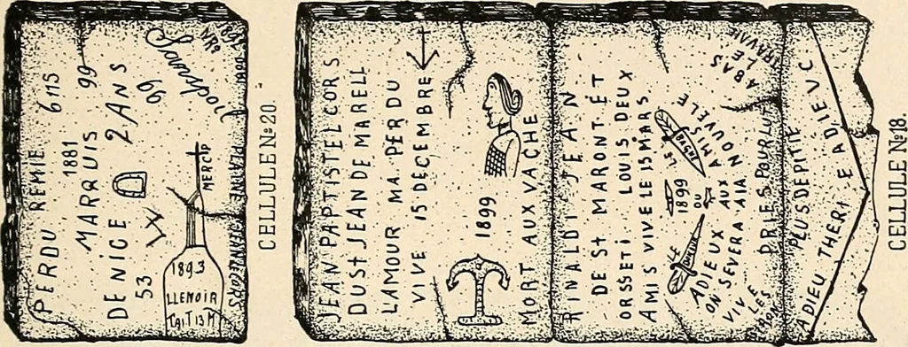 An illustration from Les criminels : ude concernant 859 condamn / par le Dr. Charles Perrier., 1900, leaf 465