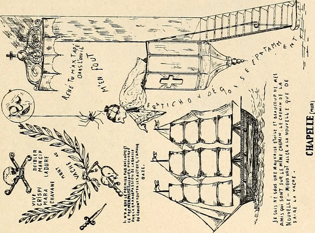 An illustration from Les criminels : ude concernant 859 condamn / par le Dr. Charles Perrier., 1900, leaf 477