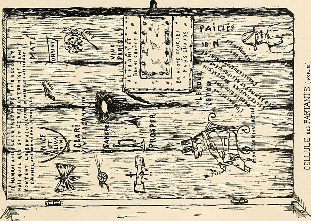 An illustration from Les criminels : ude concernant 859 condamn / par le Dr. Charles Perrier., 1900, leaf 479