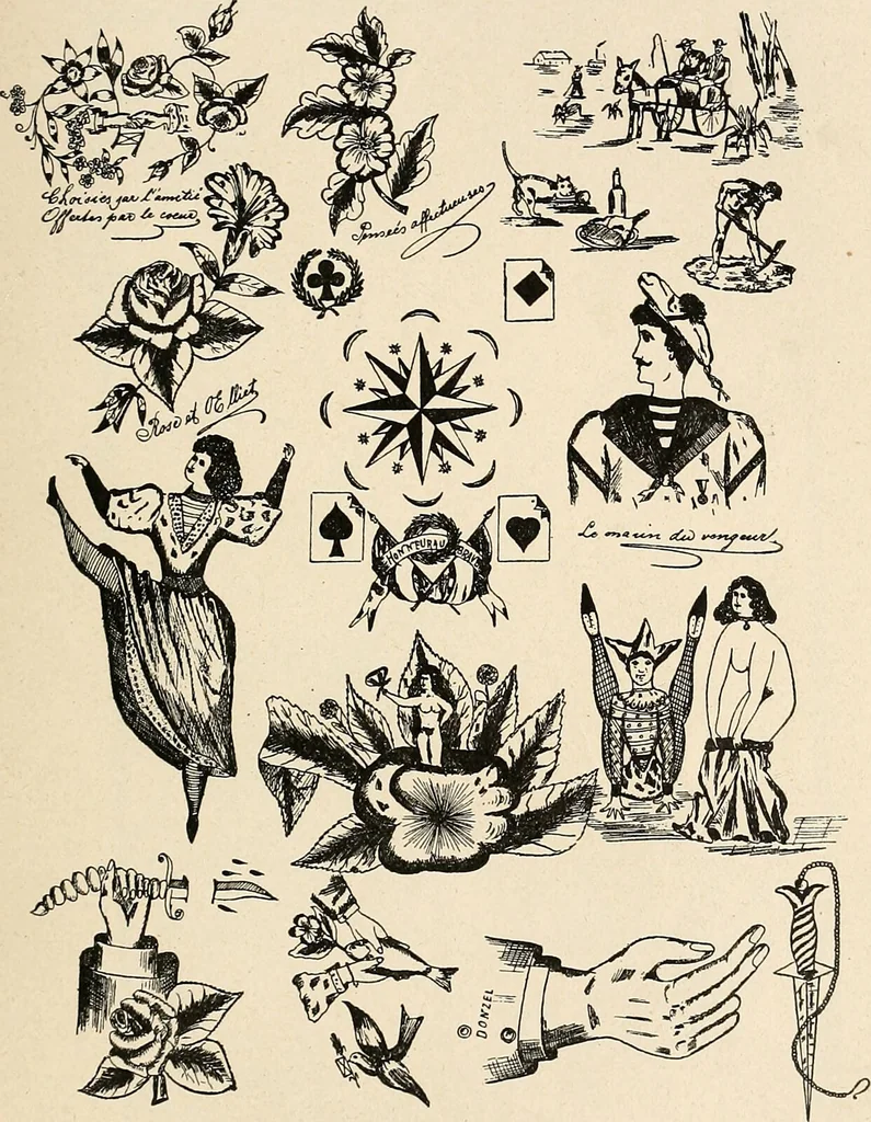 An illustration from Les criminels : ude concernant 859 condamn / par le Dr. Charles Perrier., 1900, leaf 481