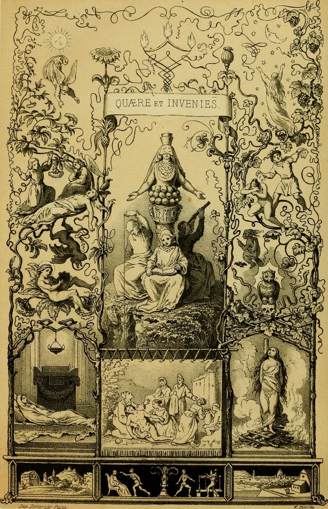 An illustration from Magnétisme et magnétothérapie / par le Comte de Szapáry., 1854, leaf 6