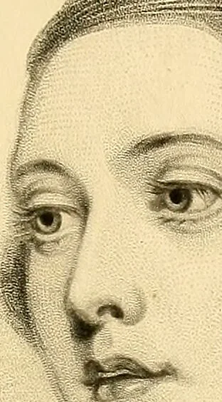 An illustration from The study of the human face / by Thomas Woolnoth., 1865, leaf 215