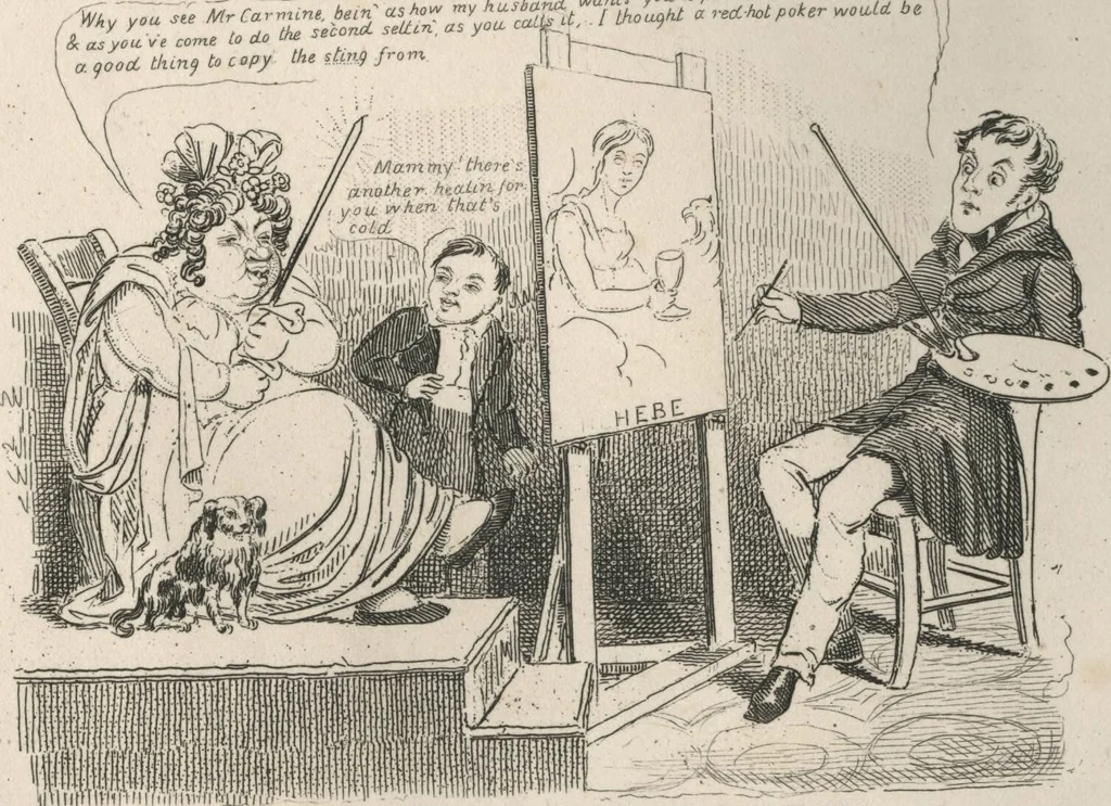 An illustration from Phrenology exemplified and illustrated, with upwards of forty etchings / by D.C. Johnston., 1837, leaf 26