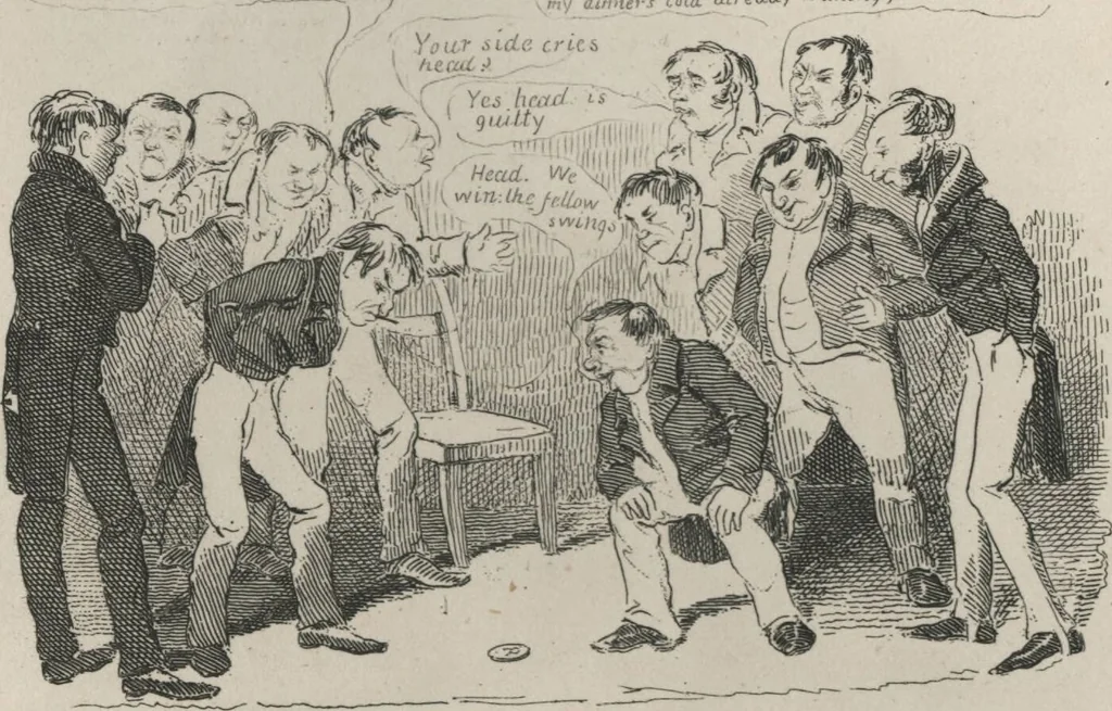 An illustration from Phrenology exemplified and illustrated, with upwards of forty etchings / by D.C. Johnston., 1837, leaf 26