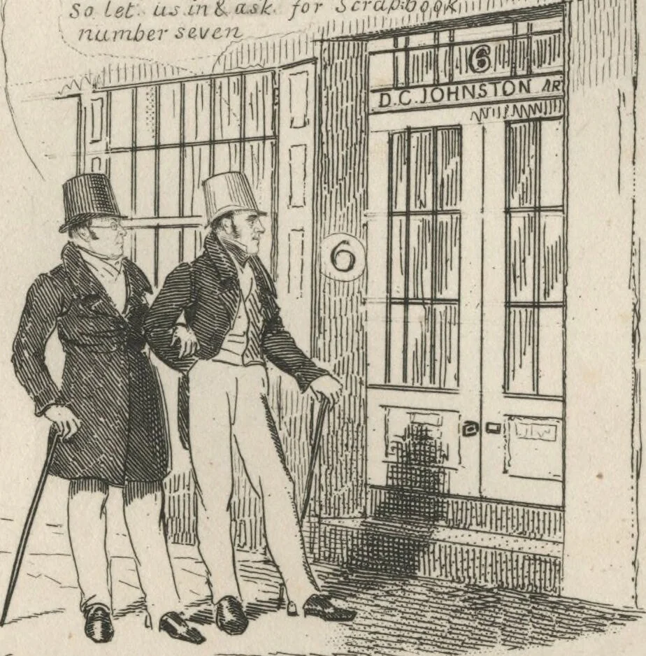 An illustration from Phrenology exemplified and illustrated, with upwards of forty etchings / by D.C. Johnston., 1837, leaf 30