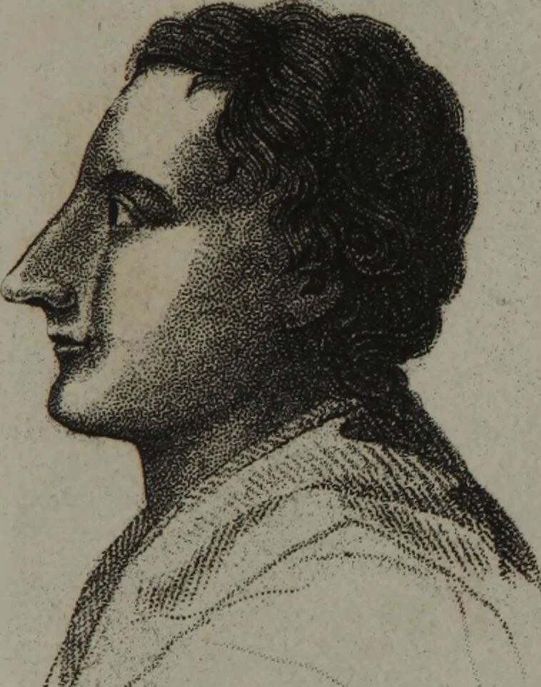 An illustration from The pocket Lavater, or, The science of physiognomy : to which is added, An inquiry into the analogy existing between brute and human physiognomy, from the Italian of Porta., 1832, leaf 109