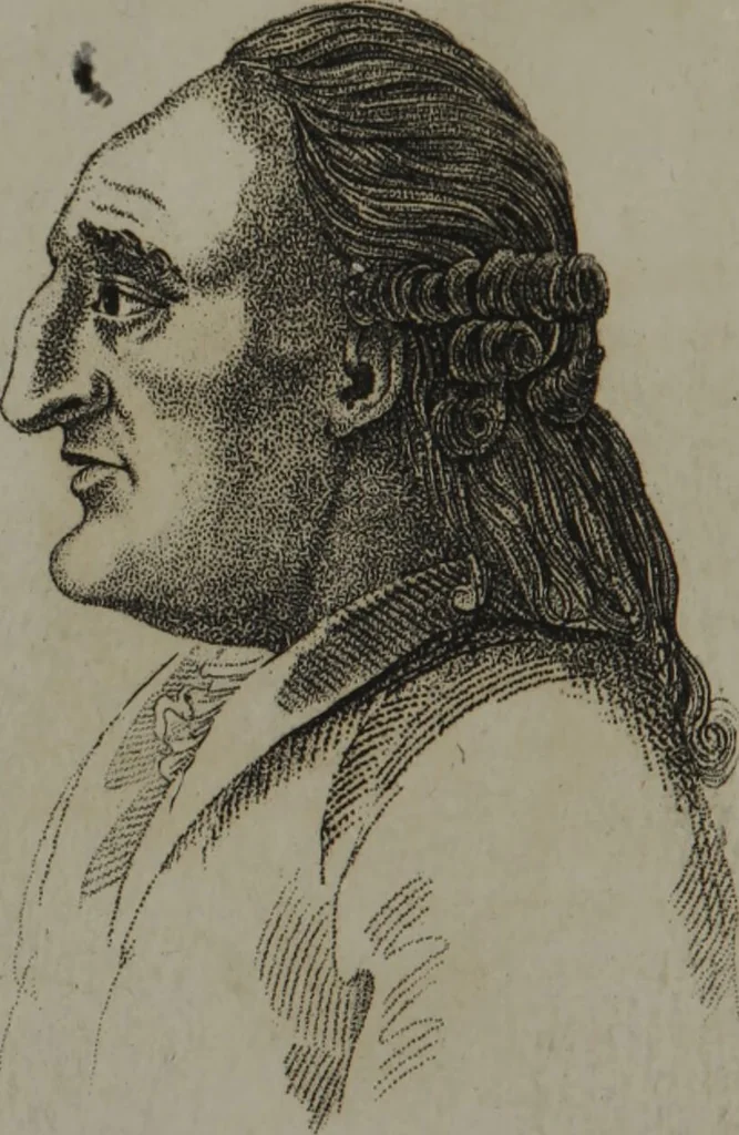 An illustration from The pocket Lavater, or, The science of physiognomy : to which is added, An inquiry into the analogy existing between brute and human physiognomy, from the Italian of Porta., 1832, leaf 110
