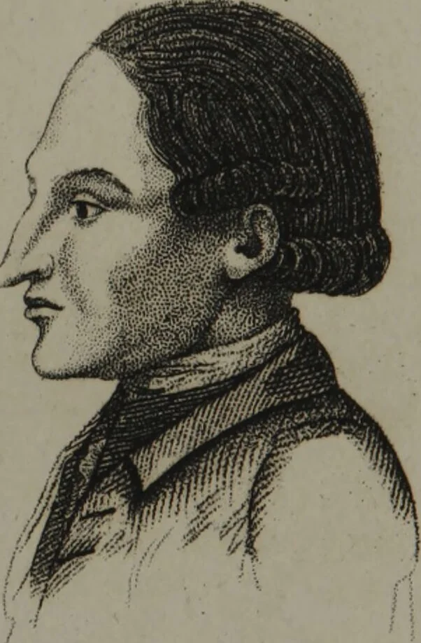 An illustration from The pocket Lavater, or, The science of physiognomy : to which is added, An inquiry into the analogy existing between brute and human physiognomy, from the Italian of Porta., 1832, leaf 126