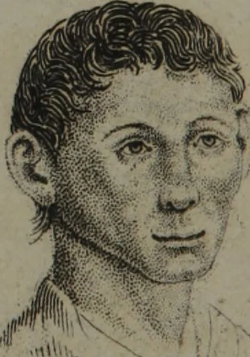 An illustration from The pocket Lavater, or, The science of physiognomy : to which is added, An inquiry into the analogy existing between brute and human physiognomy, from the Italian of Porta., 1832, leaf 150