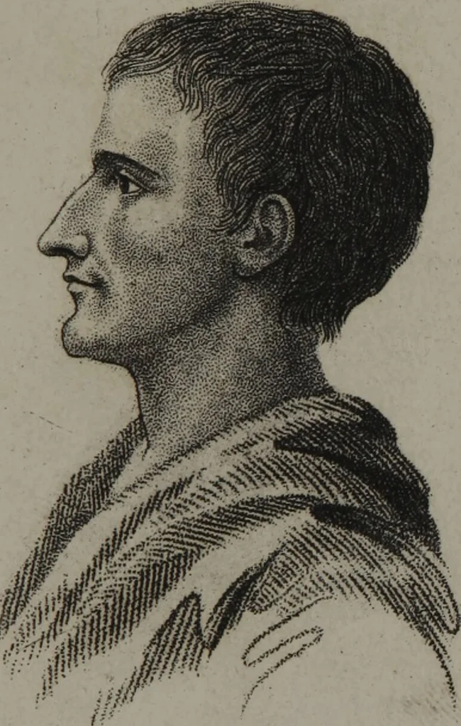 An illustration from The pocket Lavater, or, The science of physiognomy : to which is added, An inquiry into the analogy existing between brute and human physiognomy, from the Italian of Porta., 1832, leaf 97