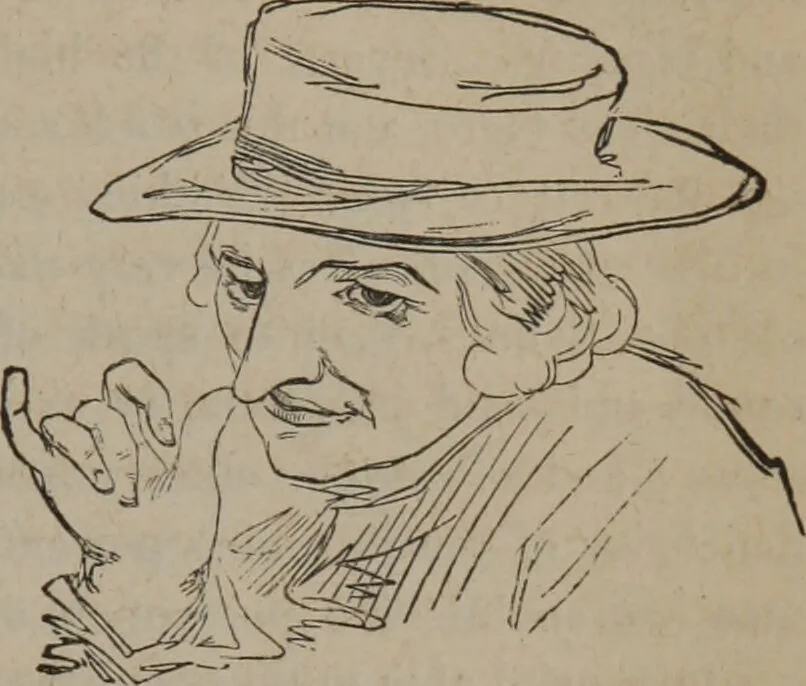 An illustration from Outlines of a new system of physiognomy : illustrated by numerous engravings indicating the location of the signs of the different mental faculties / by J.W. Redfield., 1849, leaf 13