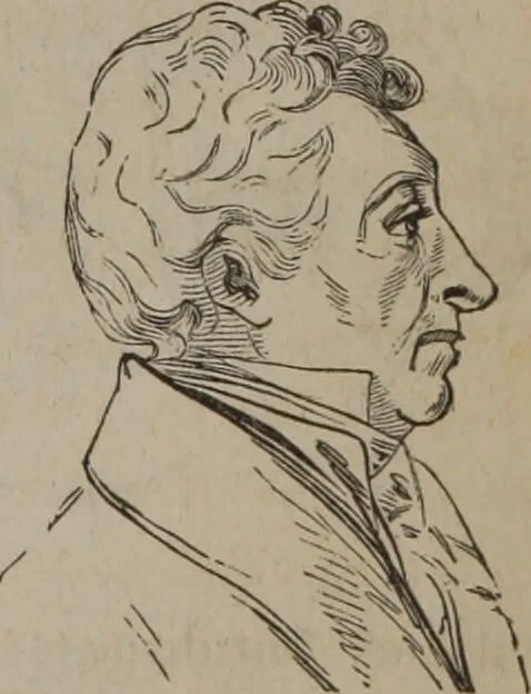 An illustration from Outlines of a new system of physiognomy : illustrated by numerous engravings indicating the location of the signs of the different mental faculties / by J.W. Redfield., 1849, leaf 15