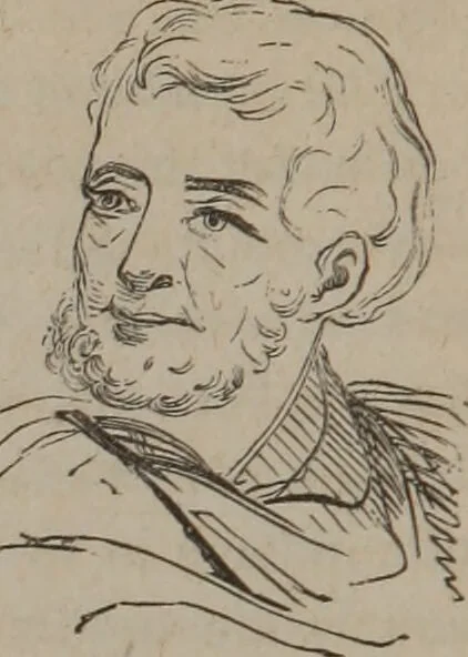 An illustration from Outlines of a new system of physiognomy : illustrated by numerous engravings indicating the location of the signs of the different mental faculties / by J.W. Redfield., 1849, leaf 28