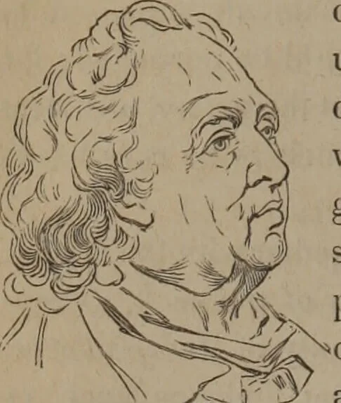 An illustration from Outlines of a new system of physiognomy : illustrated by numerous engravings indicating the location of the signs of the different mental faculties / by J.W. Redfield., 1849, leaf 34