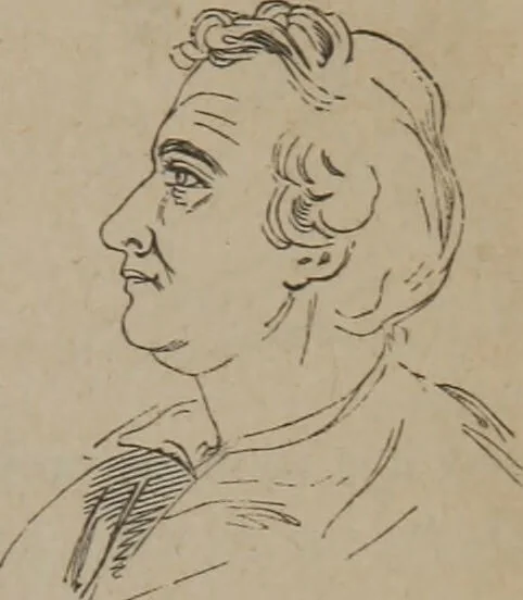 An illustration from Outlines of a new system of physiognomy : illustrated by numerous engravings indicating the location of the signs of the different mental faculties / by J.W. Redfield., 1849, leaf 51