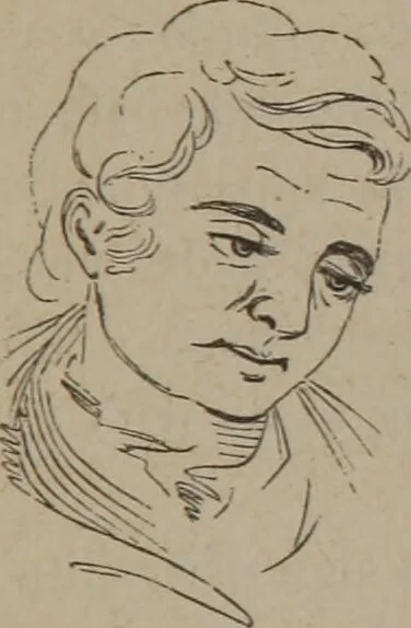 An illustration from Outlines of a new system of physiognomy : illustrated by numerous engravings indicating the location of the signs of the different mental faculties / by J.W. Redfield., 1849, leaf 51
