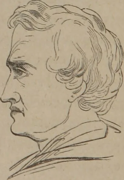An illustration from Outlines of a new system of physiognomy : illustrated by numerous engravings indicating the location of the signs of the different mental faculties / by J.W. Redfield., 1849, leaf 60