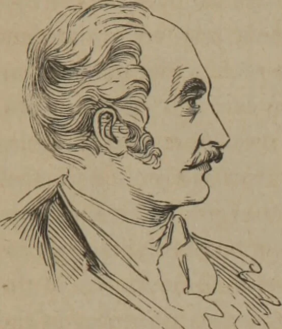 An illustration from Outlines of a new system of physiognomy : illustrated by numerous engravings indicating the location of the signs of the different mental faculties / by J.W. Redfield., 1849, leaf 91