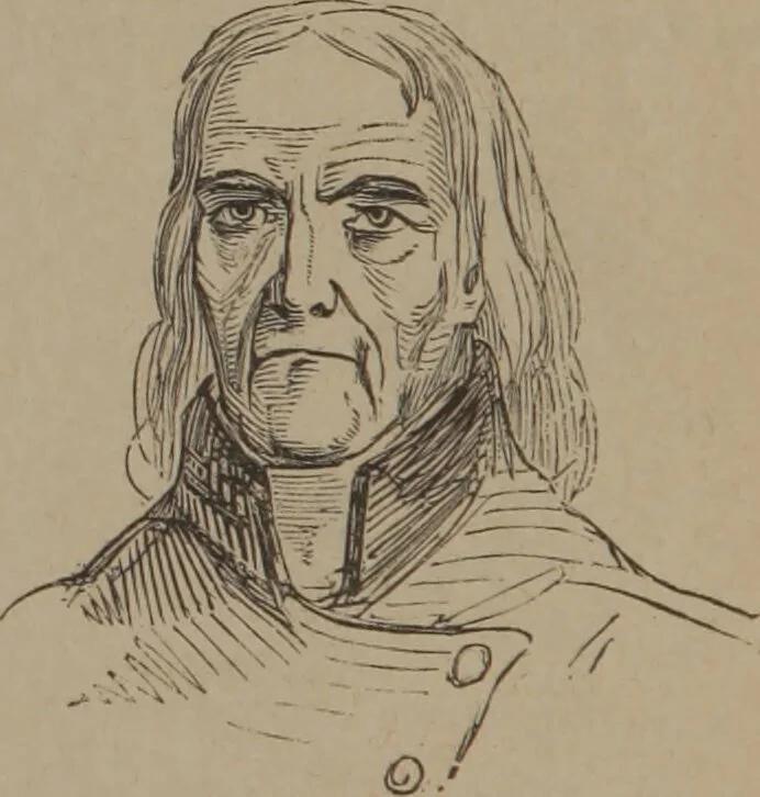 An illustration from Outlines of a new system of physiognomy : illustrated by numerous engravings indicating the location of the signs of the different mental faculties / by J.W. Redfield., 1849, leaf 94