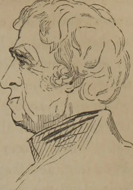 An illustration from Outlines of a new system of physiognomy : illustrated by numerous engravings indicating the location of the signs of the different mental faculties / by J.W. Redfield., 1849, leaf 95