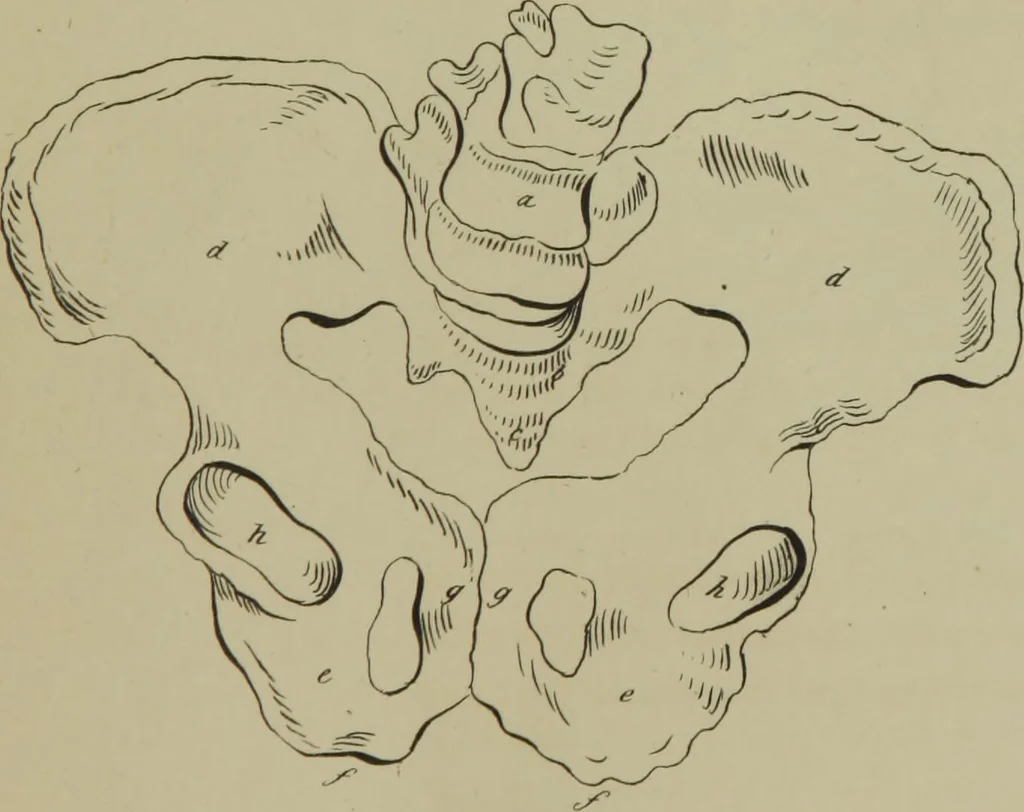 An illustration from Obstetric tables : comprising graphic illustrations, with descriptions and practical remarks : exhibiting on dissected plates many important subjects in midwifery / by G. Spratt., 1848, leaf 78