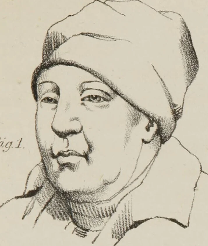 An illustration from Phrenology, in connexion with the study of physiognomy : illustration of characters / by J.G. Spurzheim., 1833, leaf 193