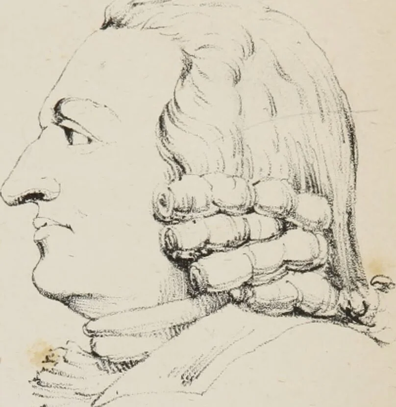 An illustration from Phrenology, in connexion with the study of physiognomy : illustration of characters / by J.G. Spurzheim., 1833, leaf 201