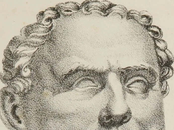 An illustration from Phrenology, in connexion with the study of physiognomy : illustration of characters / by J.G. Spurzheim., 1833, leaf 221