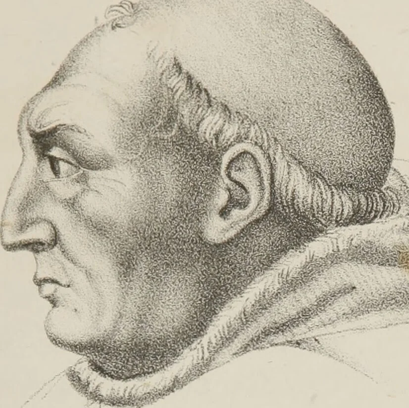 An illustration from Phrenology, in connexion with the study of physiognomy : illustration of characters / by J.G. Spurzheim., 1833, leaf 329