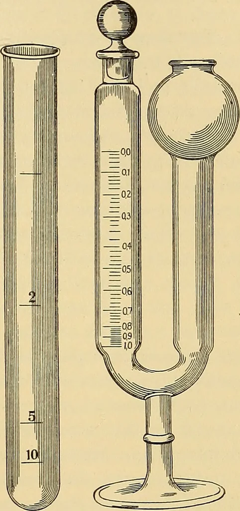 An illustration from Diagnostic methods, chemical, bacteriological and microscopical : a text-book for students and practitioners / by Ralph W. Webster ; with 37 colored plates and 164 other illustrations., 1909, leaf 343
