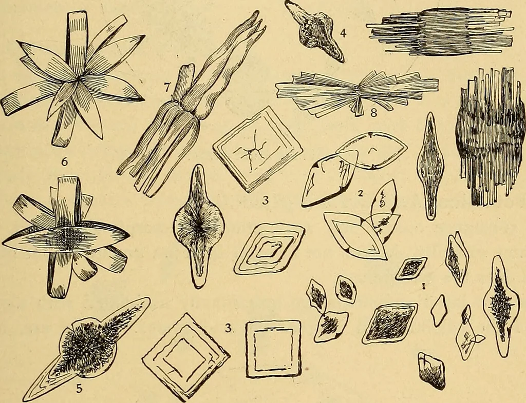 An illustration from Diagnostic methods, chemical, bacteriological and microscopical : a text-book for students and practitioners / by Ralph W. Webster ; with 37 colored plates and 164 other illustrations., 1909, leaf 379