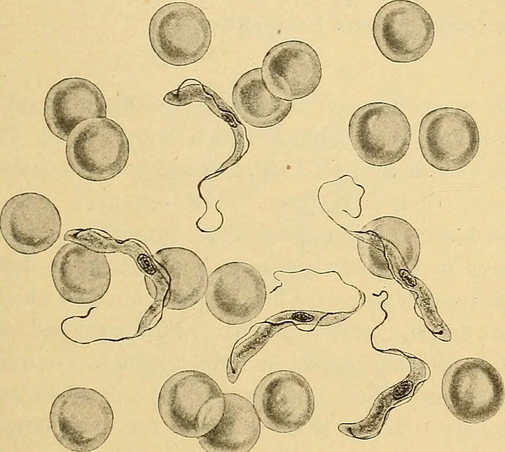An illustration from Diagnostic methods, chemical, bacteriological and microscopical : a text-book for students and practitioners / by Ralph W. Webster ; with 37 colored plates and 164 other illustrations., 1909, leaf 653