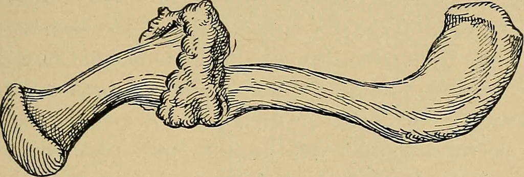 An illustration from Atlas and epitome of traumatic fractures and dislocations / by H. Helferich ; auth. tr. from the German, ed. by Joseph C. Bloodgood., 1902, leaf 181
