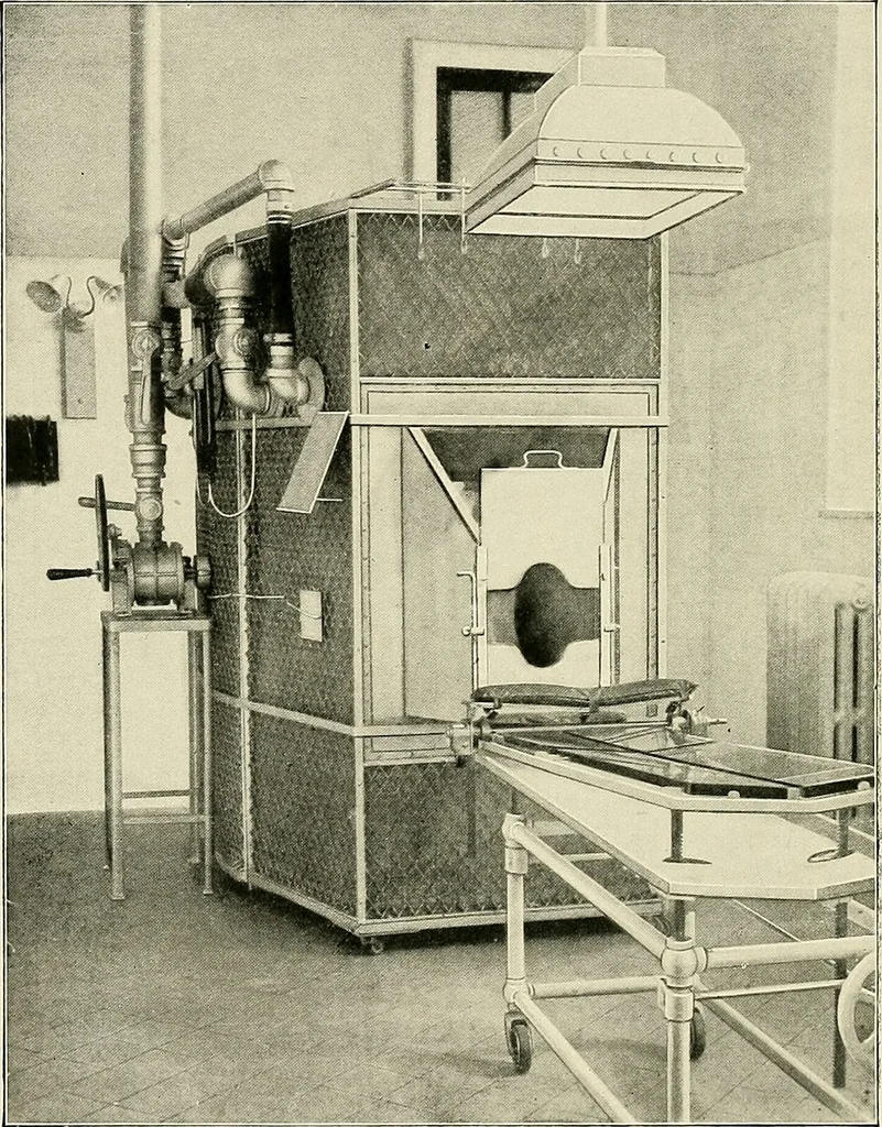 An illustration from Surgery of the lung / by C. Garrè and H. Quincke., 1913, leaf 50