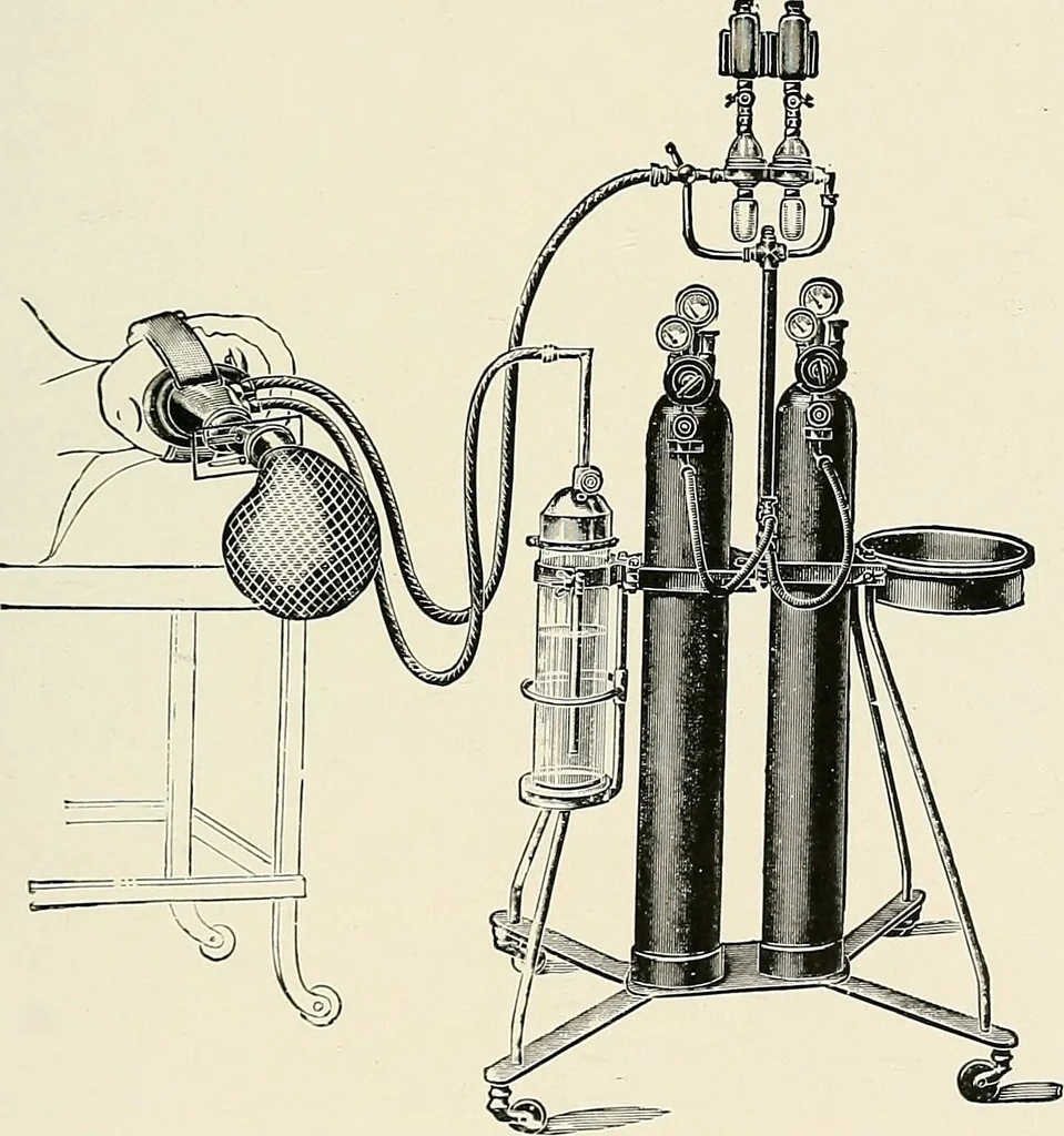 An illustration from Surgery of the lung / by C. Garrè and H. Quincke., 1913, leaf 55