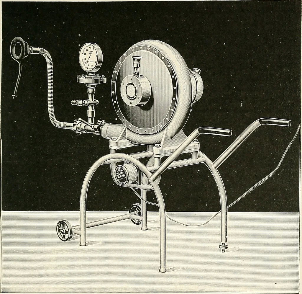 An illustration from Surgery of the lung / by C. Garrè and H. Quincke., 1913, leaf 57
