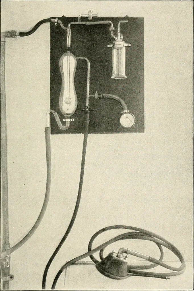 An illustration from Surgery of the lung / by C. Garrè and H. Quincke., 1913, leaf 61