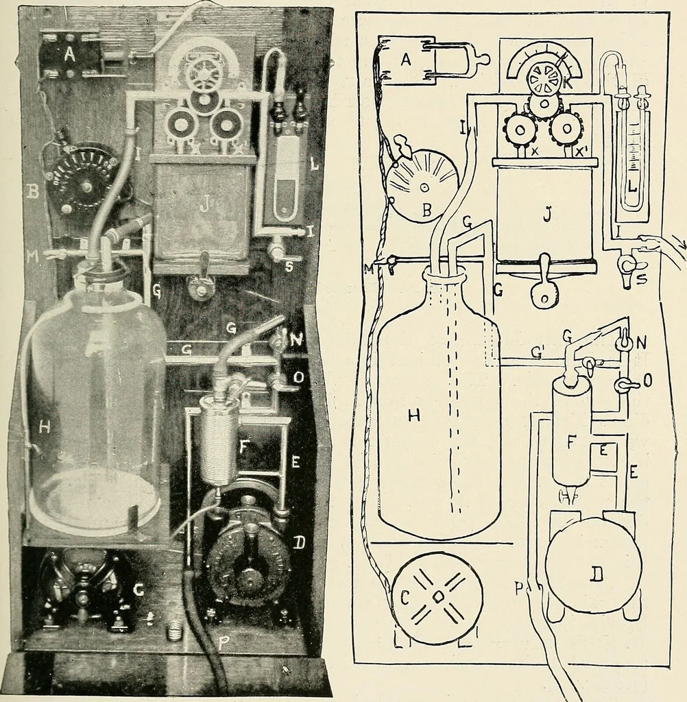 An illustration from Surgery of the lung / by C. Garrè and H. Quincke., 1913, leaf 65