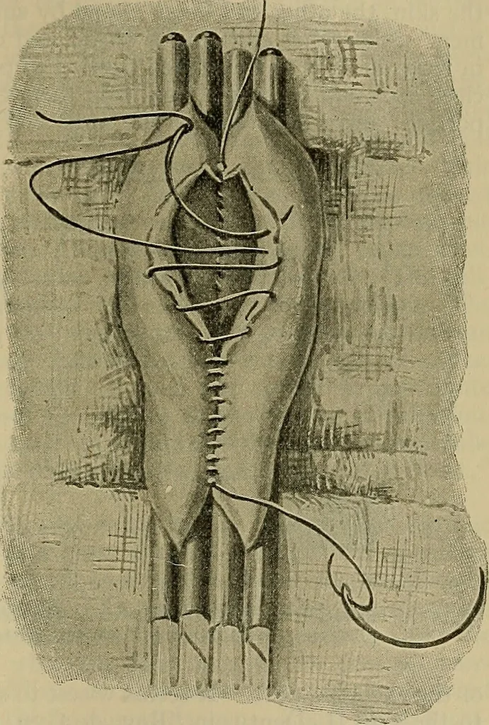 An illustration from Modern surgery, general and operative / by John Chalmers DaCosta., 1914, leaf 1147