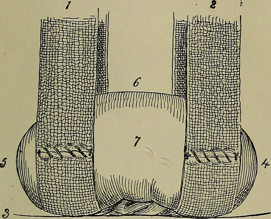 An illustration from Modern surgery, general and operative / by John Chalmers DaCosta., 1914, leaf 1343