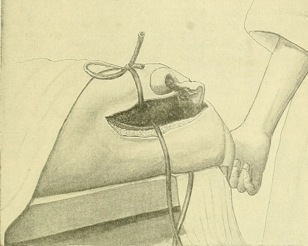An illustration from Modern surgery, general and operative / by John Chalmers Da Costa., 1907, leaf 1251