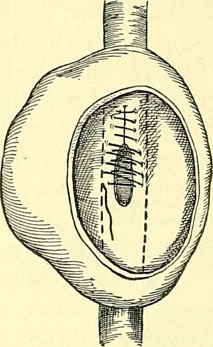 An illustration from Modern surgery, general and operative / by John Chalmers Da Costa., 1907, leaf 374