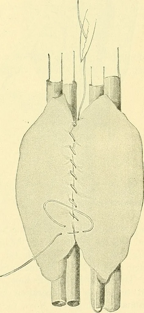 An illustration from Modern surgery, general and operative / by John Chalmers Da Costa., 1907, leaf 965