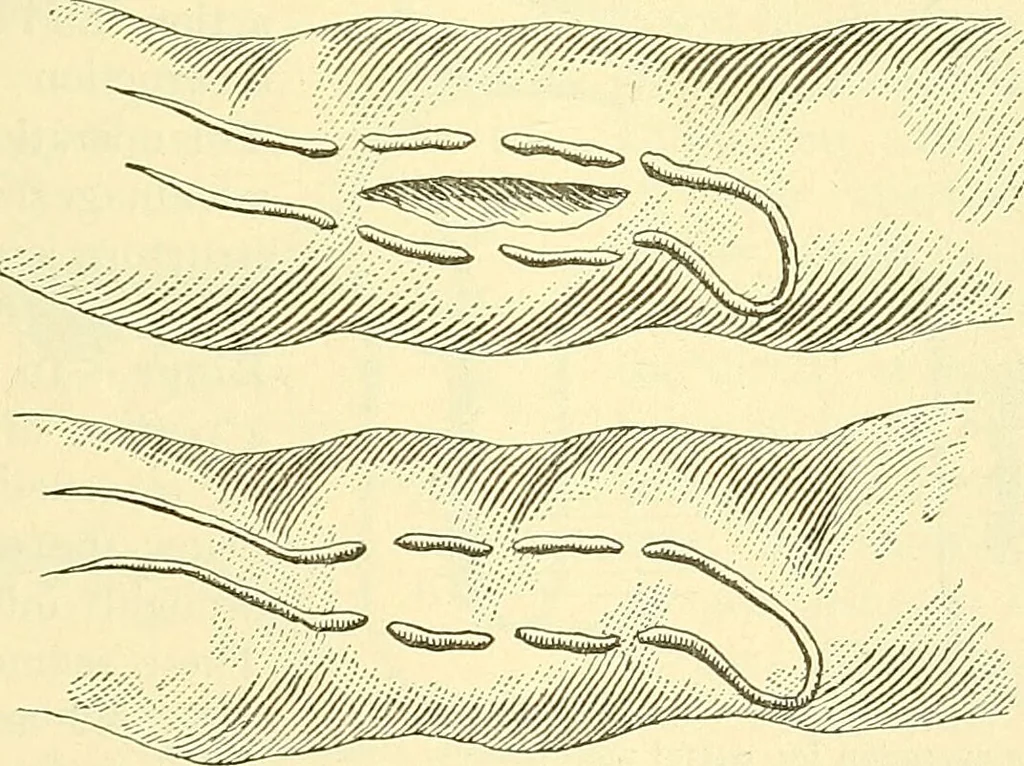An illustration from Modern surgery, general and operative / by John Chalmers Da Costa., 1907, leaf 981