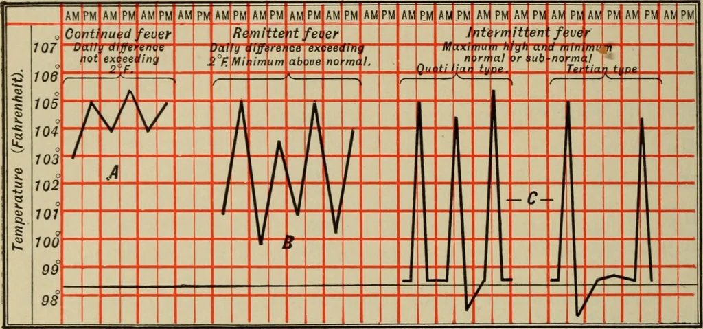An illustration from The diagnostics of internal medicine : a clinical treatise upon the recognised principles of medical diagnosis, prepared for the use of students and practitioners of medicine / by Glentworth Reeve Butler ... ; with five coloured plates and two hundred and seventy-two illustrations and charts in the text., 1909, leaf 154
